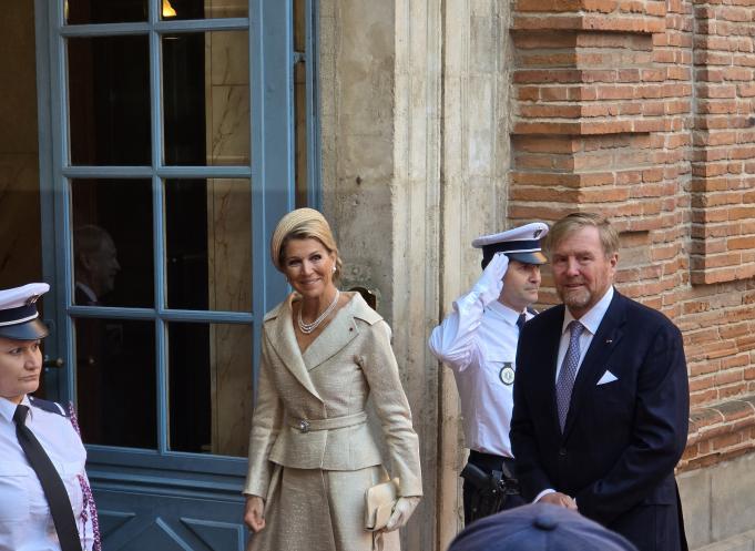 La reine Máxima et le roi Willem-Alexander des Pays-Bas. (Photo Dorian Alinaghi Entreprises Occitanie)