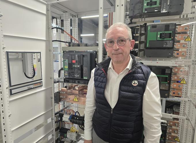 Charles Vaz Pinto, dirigeant de Cablelec (Ineo – Equans France) à Colomiers. (Photo Dorian Alinaghi)