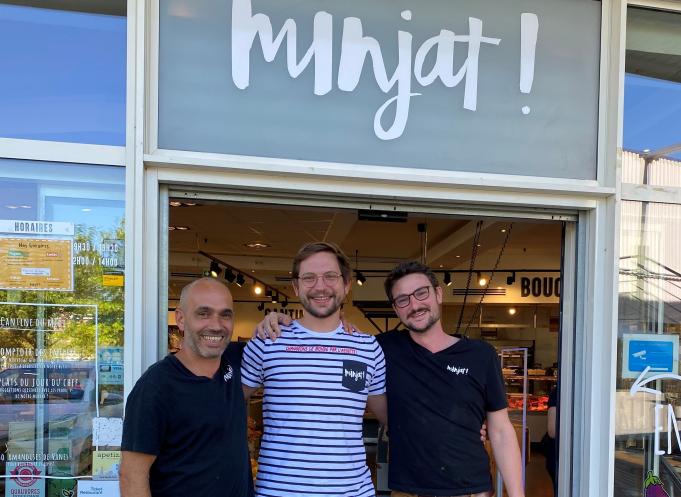 David Pagès, Anton Dmitriev et Cyril Picot, les trois associés de Minjat! (Photo Minjat!)