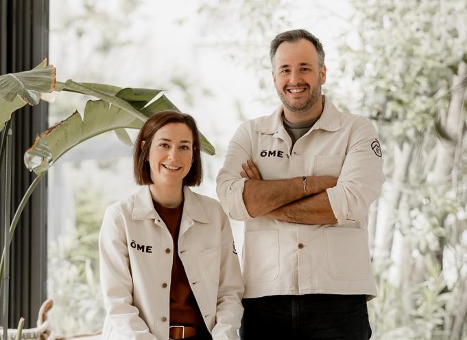 Sophie Paluel-Marmont et Florent Behaegel, fondateurs de OME. (Photo A. Di Francesco)
