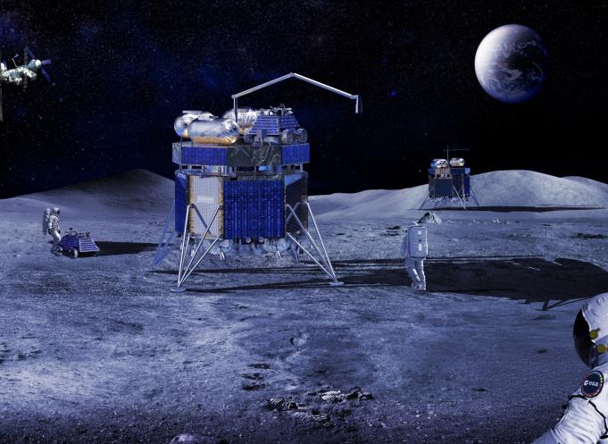 Il s'agit d'une première pour l'Europe dans l'exploration lunaire. (Photo Thales Alenia Space) 