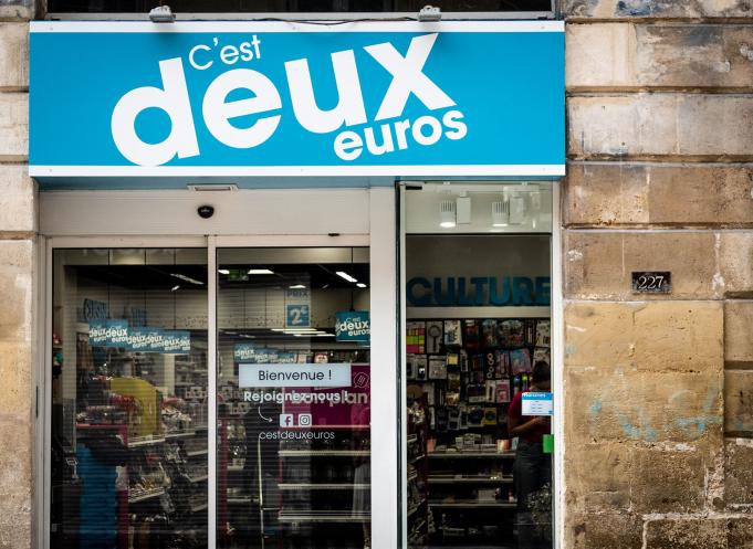 Il existe 45 magasins C'est deux euros en France, et le siège social est basé à L'Union, près de Toulouse. (Photo : C'est deux euros)