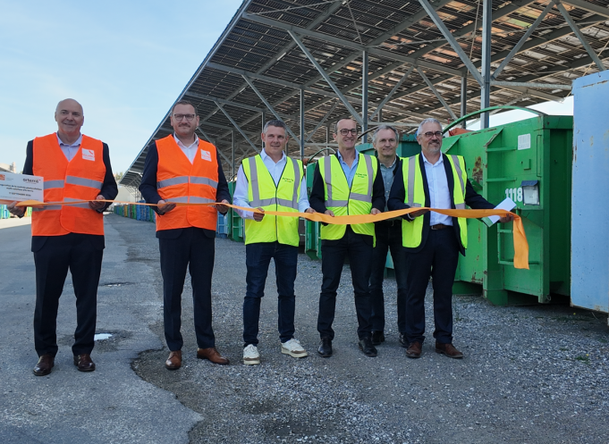Le projet de centrale solaire de Castelnaudary se distingue par la diversité des solutions déployées : ombrières de parking et de stockage, centrales en toiture, centrale au sol et désormais ombrières grande hauteur au-dessus des bennes céréalières. (Photo Oxygen)