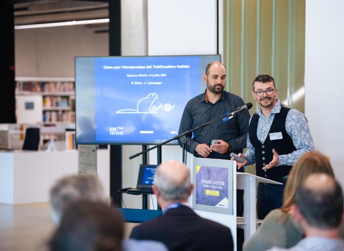 Liebherr-Aerospace Toulouse et l’ISAE-SUPAERO ne sont pas des partenaires novices. Leur coopération s’étend sur 25 ans, et la chaire CASTOR représente une opportunité exceptionnelle pour intensifier cette collaboration historique. (Photo : ISAE-SUPAERO)