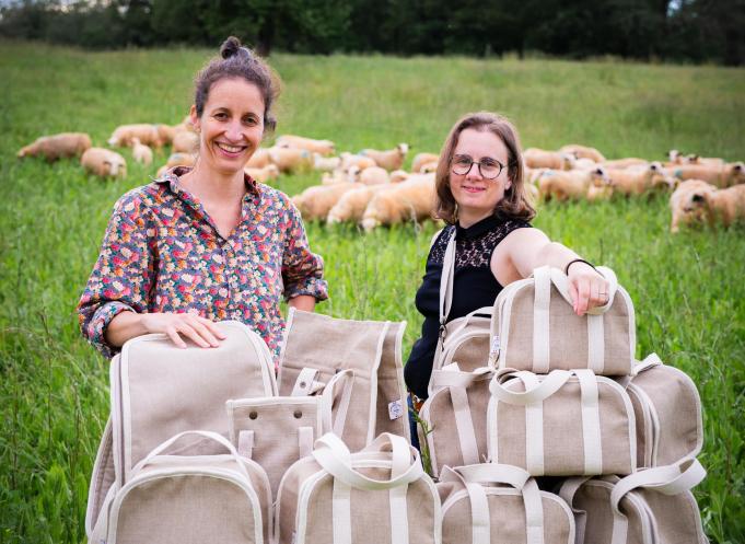 Elodie Madebos et Cinthia Born, fondatrices du Mouton Givré. (Photo Nadia Mauleon)