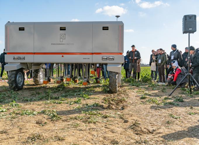 Le marché mondial des robots agricoles devrait atteindre les 40 milliards de dollars en 2028. (Photo : World Fira)