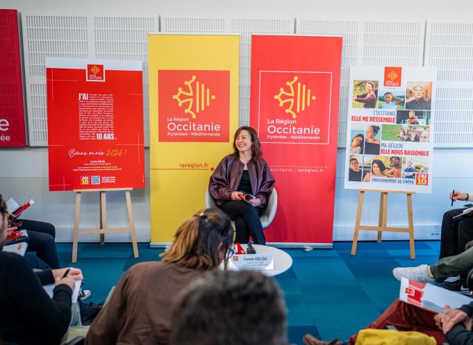 Carole Delga, présidente de la Région Occitanie/Pyrénées-Méditerranée. (Photo Arcangeli Léo - Région Occitanie)