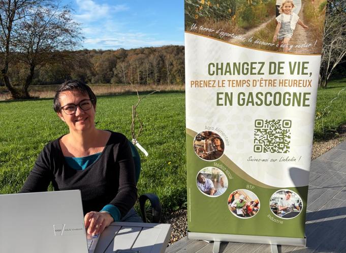 Cécile Larroutis, fondatrice de Gascogne RH. (Photo Gascogne RH)