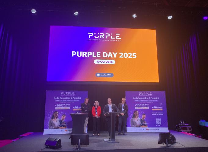 Avec ce Purple Day 2025, Purple Campus confirme non seulement la solidité de son modèle, mais aussi son ambition de continuer à façonner la formation de demain en Occitanie, au service des talents et des entreprises. (Photo Purple Campus)