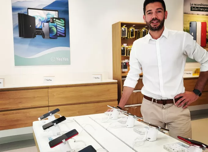 Gérald Bourdin, directeur des opérations de la boutique atelier YesYes à Toulouse. (Photo : Dorian Alinaghi - Entreprises Occitanie)