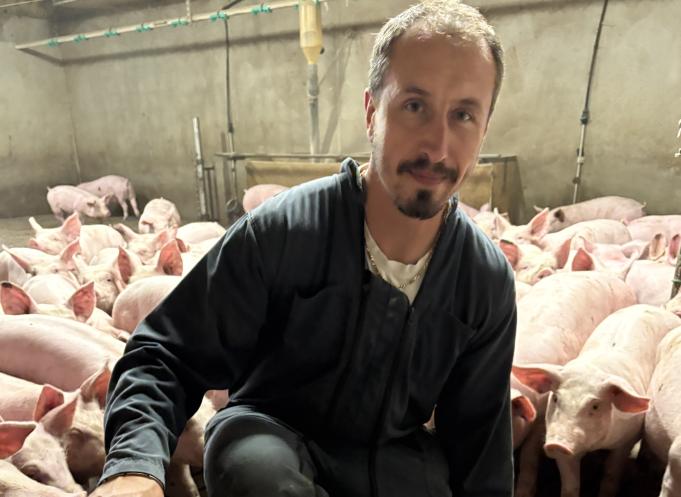 Sylvain Dufau, exploitant en polyculture-élevage. (Photo Arterris)