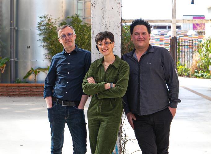 De gauche à droite : Arnaud Lemoine, Claire Lavergne et Kovann Ly. (Photo Agence MUT)