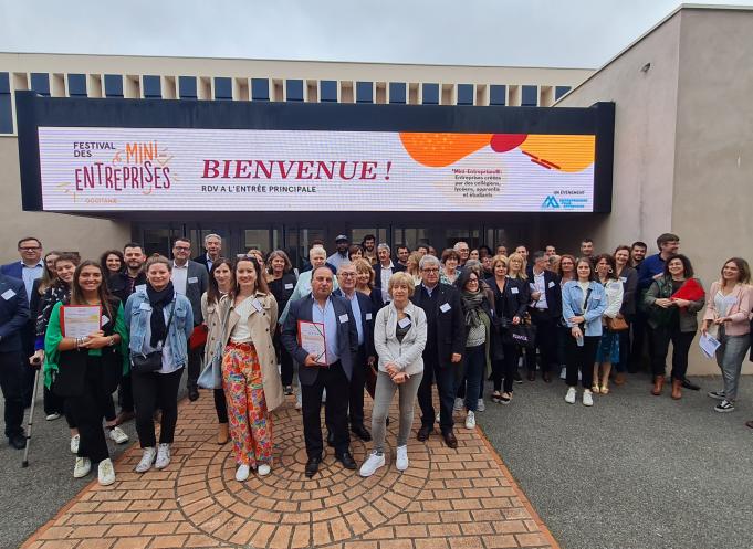 En 2023, le salon régional des mini-entreprises s'était déroulé à Carcassonne (Aude). Jeudi 23 mai 2024, le rendez-vous est donné au stade Ernest-Wallon de Toulouse. (Photo : EPAO)