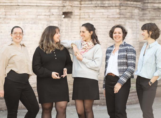 L'équipe de l'agence la Cerise. (Photo Helene Ressayres)