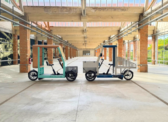 Née à Toulouse, Maillon Mobility est une start-up fondée par Charles et Paulin. Leur ambition : faciliter les déplacements professionnels grâce à des vélos cargos couverts, économiques, confortables et écoresponsables. (Photo Maillon Mobility)