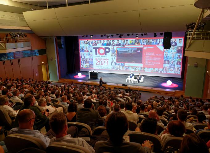 La REF TOPECO (en photo la soirée Top Eco 2022 à Diagora Labège) du Medef de Haute-Garonne est déplacée du Village rugby au Meett, mardi 12 septembre 2023. (Photo : Medef de Haute-Garonne)