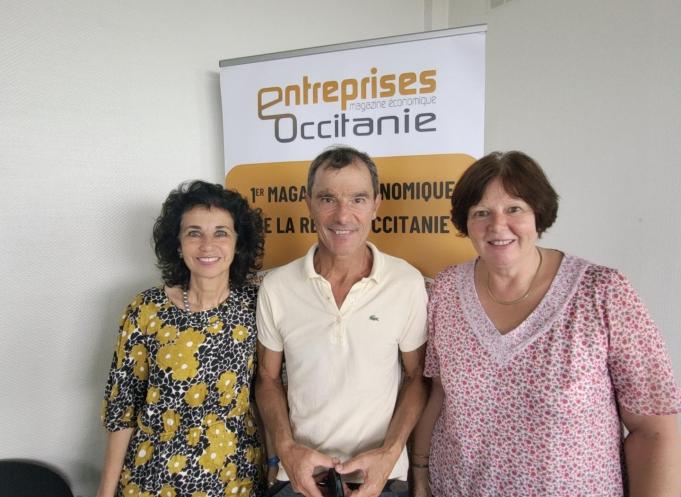 Emma Bao (à gauche), Jean-Luc Benedini (au milieu) et Sylvie Pomiès (à droite, toujours au journal) ont constitué l'équipe de choc d'Entreprises Midi-Pyrénées puis Entreprises Occitanie durant plus de 30 ans. (Photo : Dorian Alinaghi - Entreprises Occitanie)