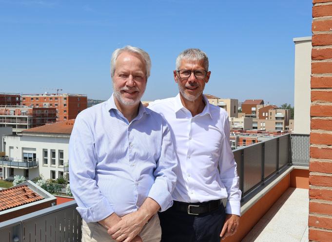 Philippe Wallaert, président de Promologis et Philippe Pacheu, le directeur général. (Photo Promologis)