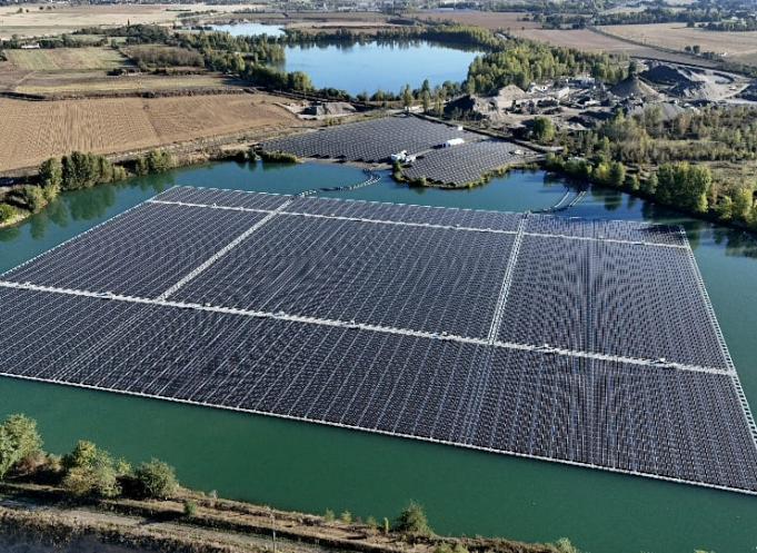 Sur les 22,74 hectares du site, l’eau occupe près des deux tiers de la surface. (Photo Solveo)