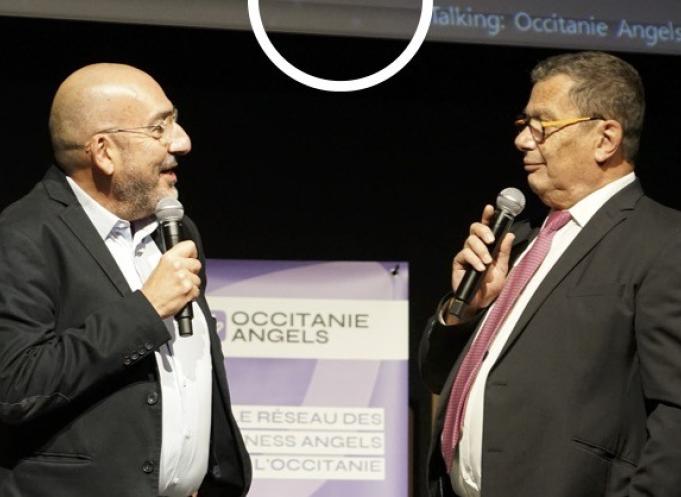 De gauche à droite : Philippe Nahoum et Pierre Carli, les deux présidents d’Occitanie Angels. (Photo Occitanie Angels)