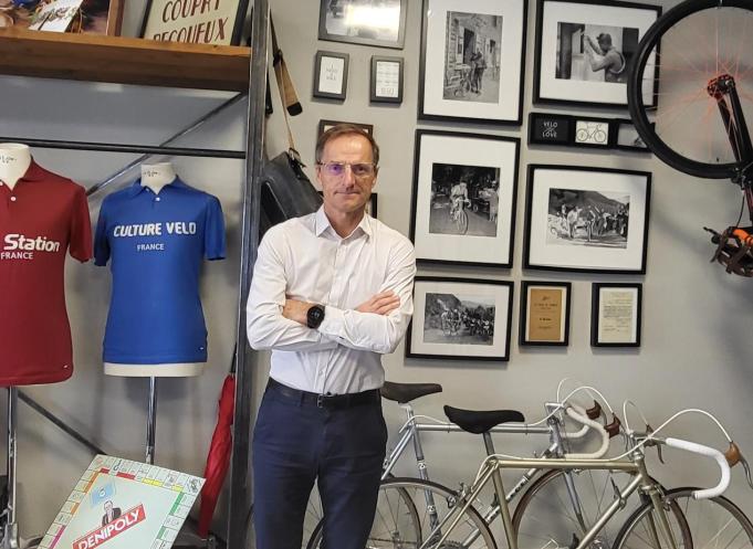 Denis Briscadieu, président de Cyclelab et de la Vélo Vallée. (Photo : Anthony Assémat - Entreprises Occitanie)