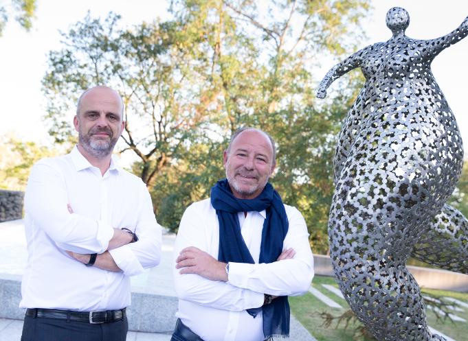 Stéphane Gambier et Frédéric André, fondateurs d'Abaques Audiovisuel. (Photo : Abaques Audiovisuel)