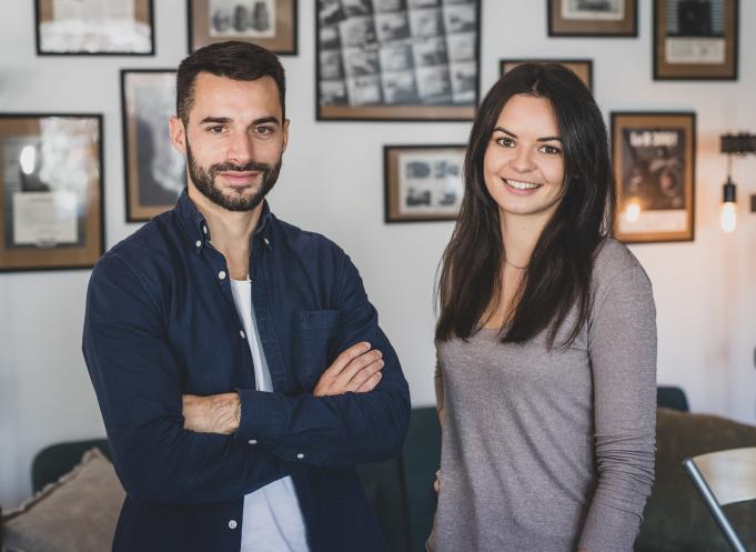Corentin Bouffard, co-fondateur et directeur général et Charlotte Tandou, co-fondatrice et présidente de Wilbi. (Photo Wilbi)