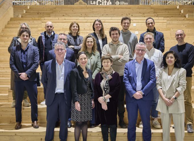 Le jury et les candidats. (Photo Guillaume Oliver)