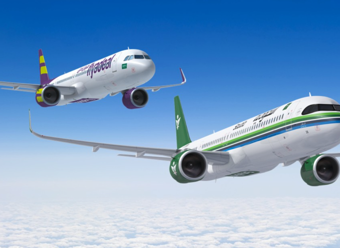 La compagnie aérienne Saudia Group a passé une commande de 195 avions A321neo au géant aéronautique européen Airbus. (Photo : Airbus)