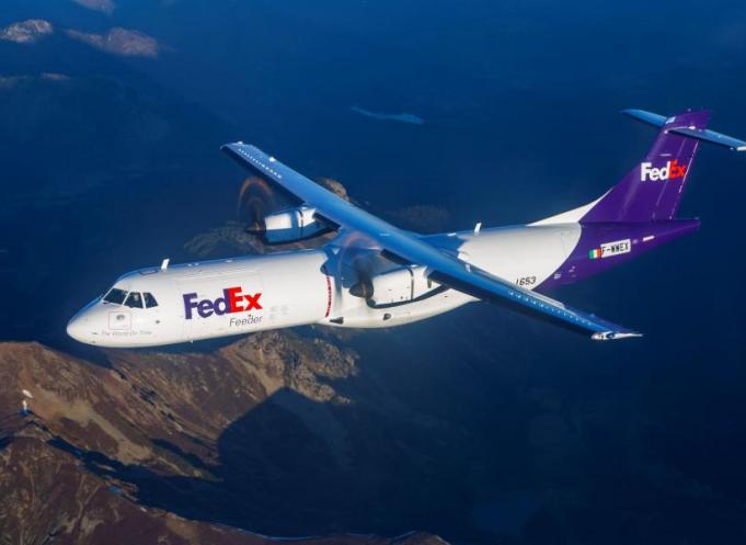 Le cargo ATR 72-600 dernièrement  livré à Fedex. 