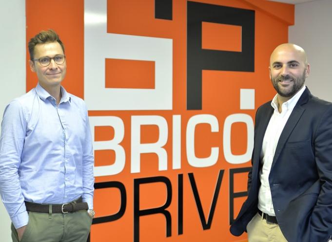  g à d : Marc Leverger, directeur général  et Julien Boué président.