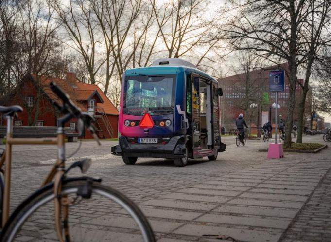 Un véhicule autonome d'EasyMile