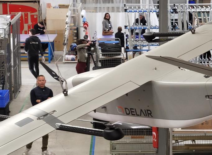 Le Toulousain Delair s'associe à l'Héraultais Yellowscan pour créer un nouveau drone permettant des inspections longue distance d'une précision exceptionnelle. (Photo : Anthony Assémat - Entreprises Occitanie)