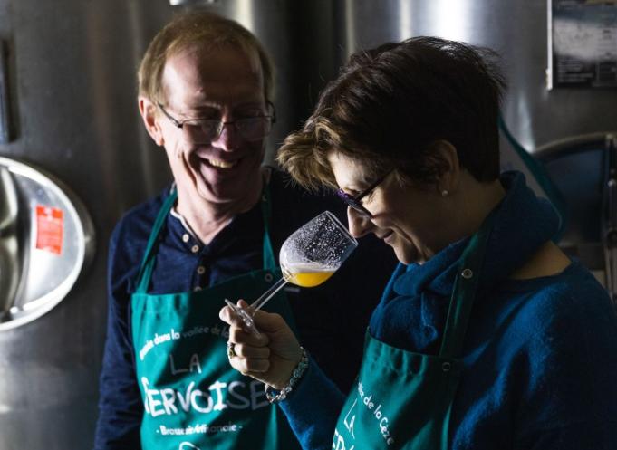 Marc et Cathy Etienne de la Brasserie Etienne. (Photo La Brasserie Etienne)