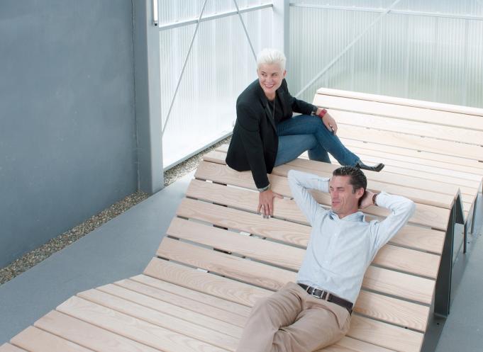 Laure et Gilles Boudou, respectivement présidente et directeur général. (Photo E.Belondrade Photothèque Aréa)