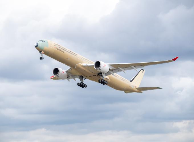 Premier vol de l’A350-1000ULR de Qantas (MSN 707). (Photo Airbus SAS 2026)