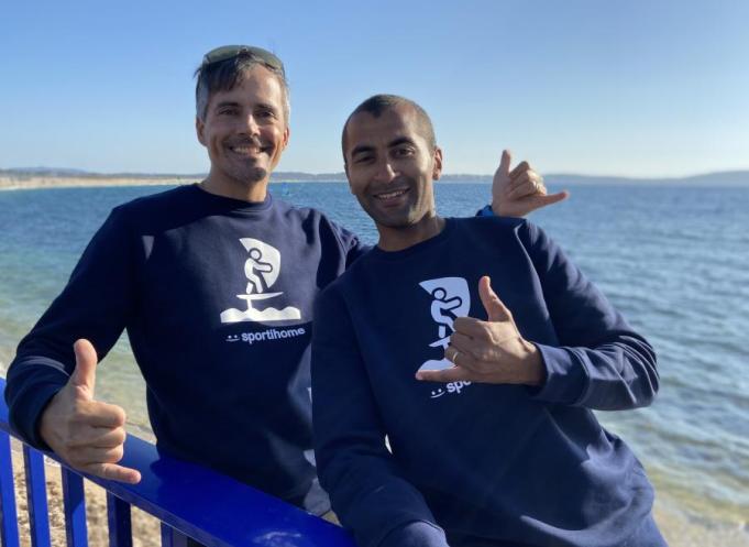 Sylvain Morel et Fred Diaw, les deux fondateurs de Sportihome. 