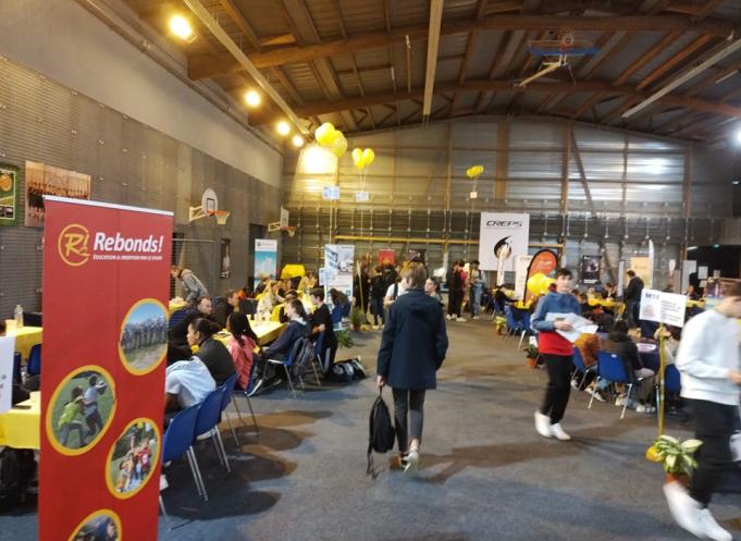 Le Forum des métiers s'est tenu au CREPS de Toulouse, mercredi 14 février 2023. (Photo : Anthony Assémat - Entreprises Occitanie)