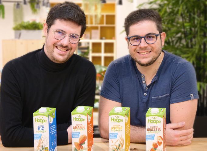 Alexis et Christophe, les deux associés de Hoope, basée au Grand Marché de Toulouse. (Photo : Hoope)