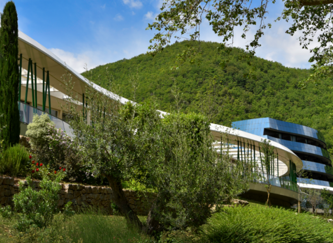 L'hôtel de la station thermale Avène