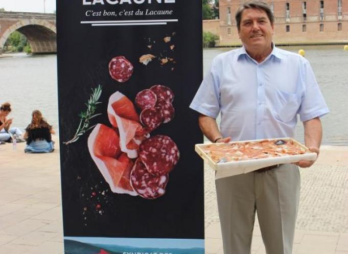 Présentation à Toulouse des Salaisons de Lacaune par Didier Oberti président du syndicat