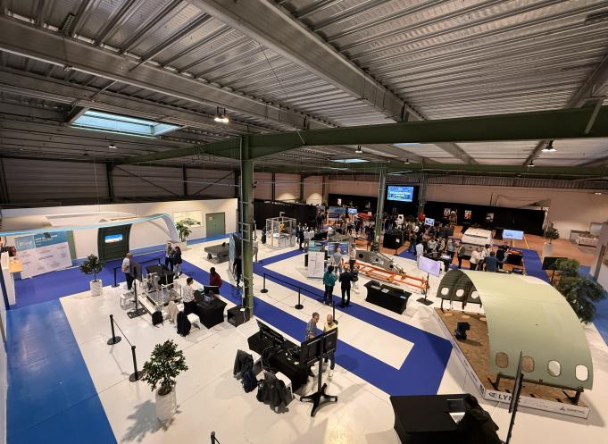 Avec ses 2500 m2 d’atelier, 1600 m2 de bureaux, ses 185 techniciens/ingénieurs et une ambition de recrutement de 50 collaborateurs, le site de Balma est pensé comme un véritable pôle d’excellence.  (Photo ADF)