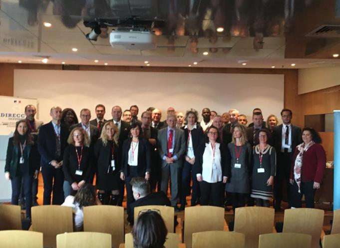 L’ensemble des participants à la réunion autour du Club 10 000 entreprises Haute-Garonne organisée le 15 janvier dans les murs d’Airbus.