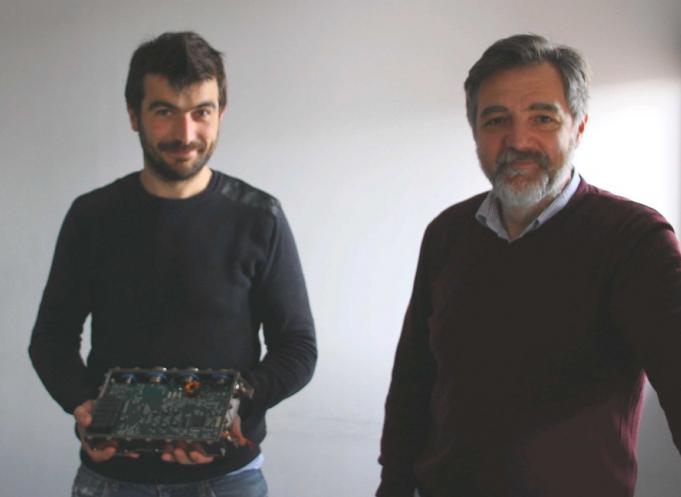 de g à d : Christophe Viguier, docteur ingénieur et Bertrand Nogarède, fondateur et président de Novatem