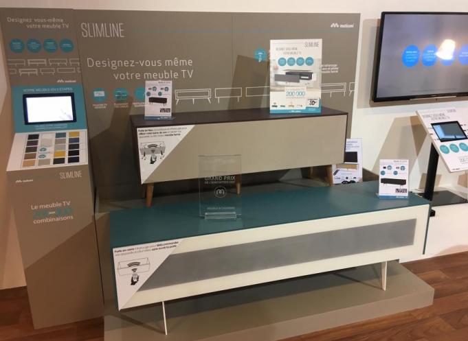 Slimline, un meuble TV design 100% personnalisable