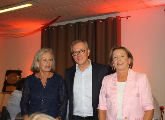 Michèle Raymondis, Pierre-Marie Hanquiez et Marie-Claude Augier.