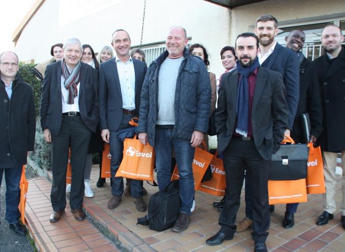 La réunion bilan organisée chez Envoi sur son site de Colomiers