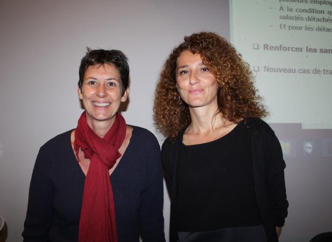 Sigrid Gardeux, responsable emploi formation au Medef Occitanie, Judith Lévy, avocate du cabinet Barthélémy