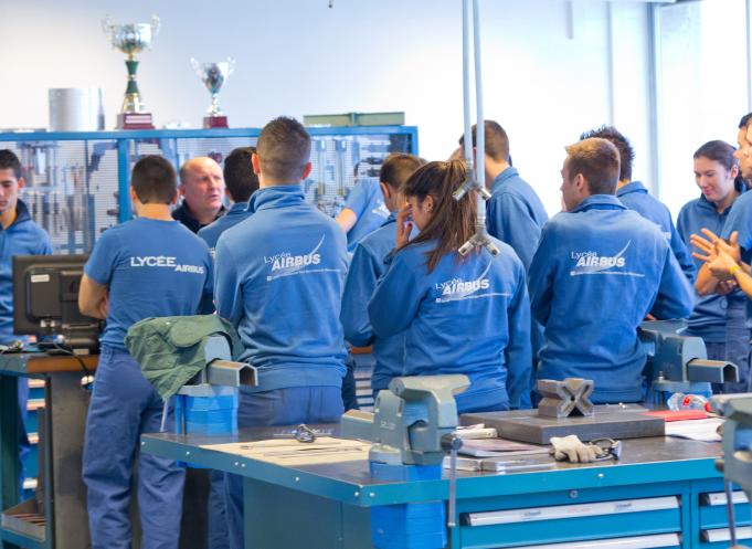 Le lycée Airbus termine à la première place de ce classement des meilleurs lycées professionnels établi par Le Figaro. (Photo : Lycée Airbus)