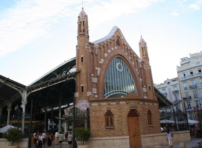 Mercado Colon, un des nombreux bâtiments "modernistas"